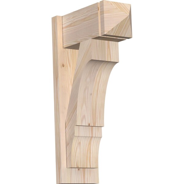Ekena Millwork Balboa Arts & Crafts Smooth Outlooker, Douglas Fir, 7 1/2"W x 16"D x 28"H OUT08X16X28BOA03SDF - main